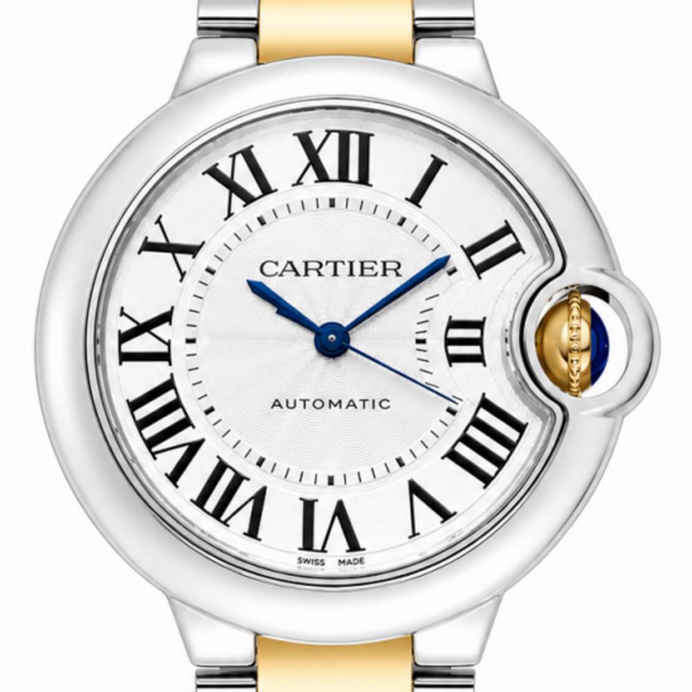 Cartier Ballon Bleu De 33MM W2BB0002 Two- Tone Watch